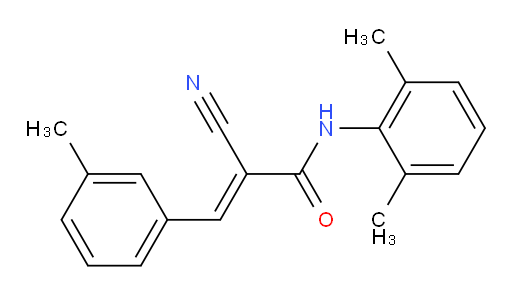 (E)-2-cyano-N-(2,6-dimethylphenyl)-3-(m-tolyl)acrylamide