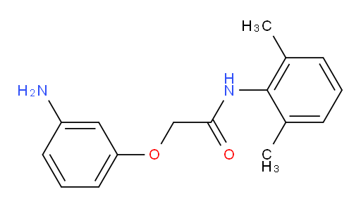 2-(3-aminophenoxy)-N-(2,6-dimethylphenyl)acetamide