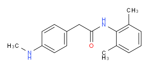 N-(2,6-dimethylphenyl)-2-(4-(methylamino)phenyl)acetamide