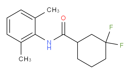 N-(2,6-dimethylphenyl)-3,3-difluorocyclohexanecarboxamide