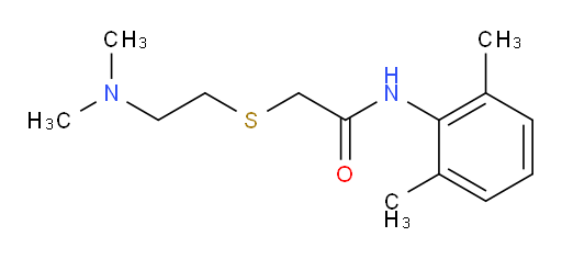 2-((2-(dimethylamino)ethyl)thio)-N-(2,6-dimethylphenyl)acetamide