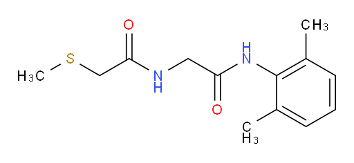 N-(2,6-dimethylphenyl)-2-(2-(methylthio)acetamido)acetamide
