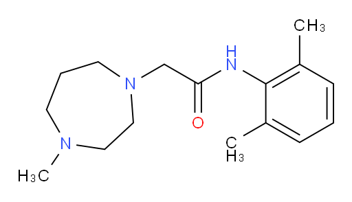 N-(2,6-dimethylphenyl)-2-(4-methyl-1,4-diazepan-1-yl)acetamide