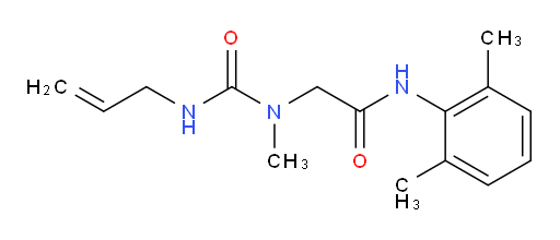 2-(3-allyl-1-methylureido)-N-(2,6-dimethylphenyl)acetamide