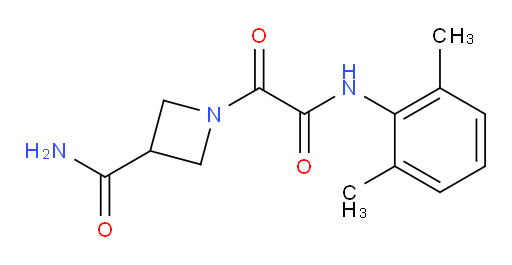 1-(2-((2,6-dimethylphenyl)amino)-2-oxoacetyl)azetidine-3-carboxamide