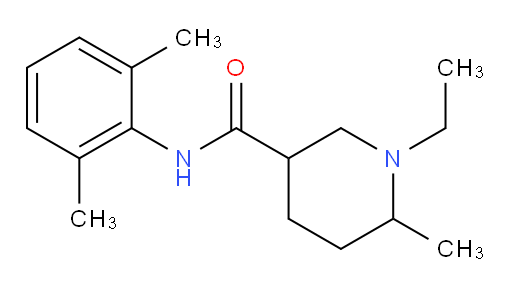 N-(2,6-dimethylphenyl)-1-ethyl-6-methylpiperidine-3-carboxamide