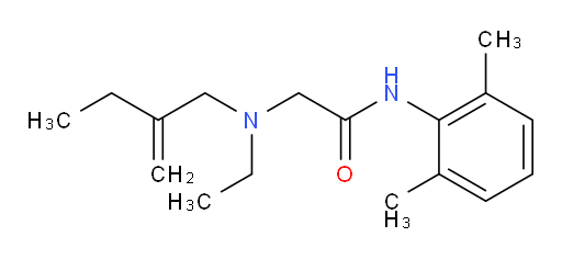 N-(2,6-dimethylphenyl)-2-(ethyl(2-methylenebutyl)amino)acetamide