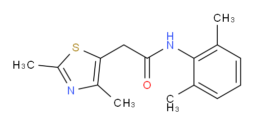 N-(2,6-dimethylphenyl)-2-(2,4-dimethylthiazol-5-yl)acetamide