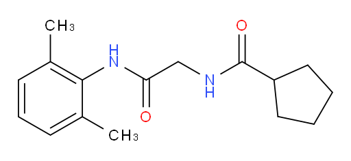 N-(2-((2,6-dimethylphenyl)amino)-2-oxoethyl)cyclopentanecarboxamide