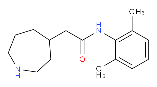 2-(azepan-4-yl)-N-(2,6-dimethylphenyl)acetamide