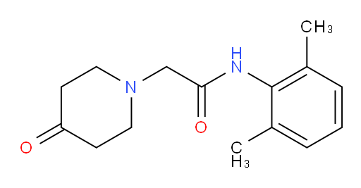 N-(2,6-dimethylphenyl)-2-(4-oxopiperidin-1-yl)acetamide