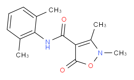 N-(2,6-dimethylphenyl)-2,3-dimethyl-5-oxo-2,5-dihydroisoxazole-4-carboxamide