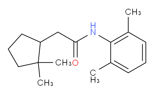 2-(2,2-dimethylcyclopentyl)-N-(2,6-dimethylphenyl)acetamide