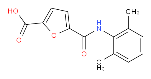 5-((2,6-dimethylphenyl)carbamoyl)furan-2-carboxylic acid