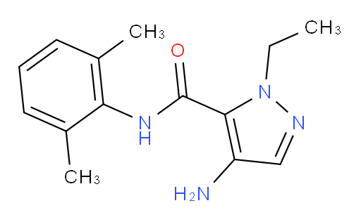 4-amino-N-(2,6-dimethylphenyl)-1-ethyl-1H-pyrazole-5-carboxamide