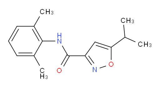 N-(2,6-dimethylphenyl)-5-isopropylisoxazole-3-carboxamide