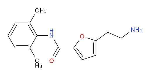 5-(2-aminoethyl)-N-(2,6-dimethylphenyl)furan-2-carboxamide