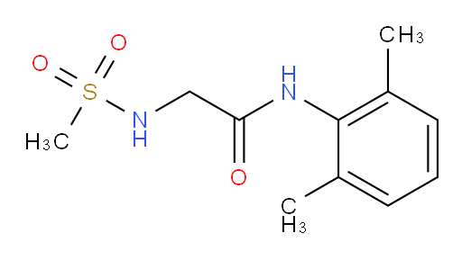 N-(2,6-dimethylphenyl)-2-(methylsulfonamido)acetamide