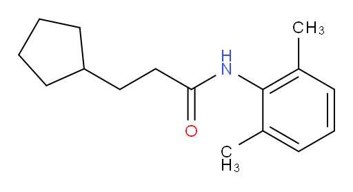 3-cyclopentyl-N-(2,6-dimethylphenyl)propanamide