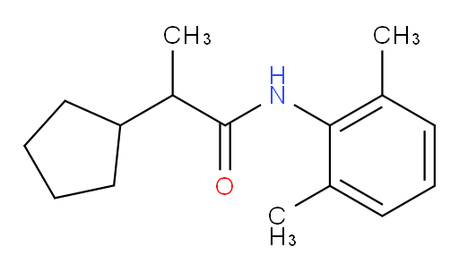 2-cyclopentyl-N-(2,6-dimethylphenyl)propanamide