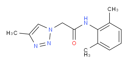 N-(2,6-dimethylphenyl)-2-(4-methyl-1H-1,2,3-triazol-1-yl)acetamide