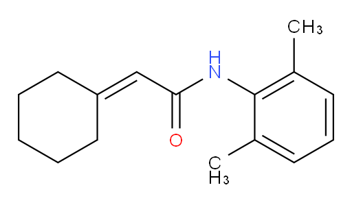 2-cyclohexylidene-N-(2,6-dimethylphenyl)acetamide