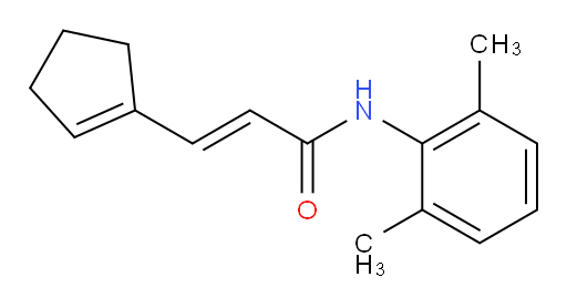 (E)-3-(cyclopent-1-en-1-yl)-N-(2,6-dimethylphenyl)acrylamide