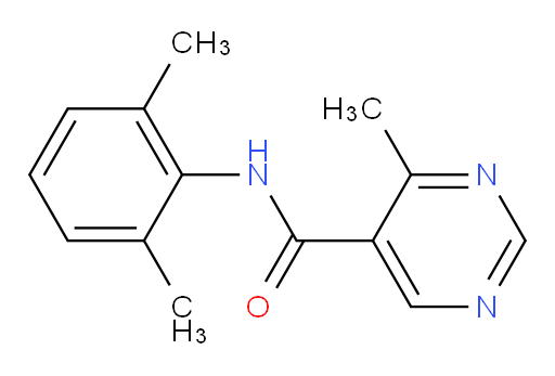 N-(2,6-dimethylphenyl)-4-methylpyrimidine-5-carboxamide
