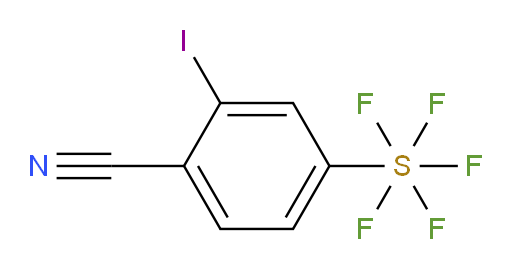 (4-Cyano-3-iodophenyl)sulfur pentafluoride