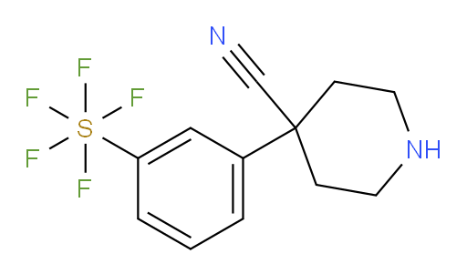 [3-(4-Cyano-4-piperidinyl)phenyl]sulfur pentafluoride