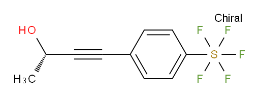 (S)-4-(4-(pentafluoromercapto)phenyl)but-3-yn-2-ol