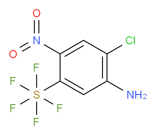 (5-amino-4-chloro-2-nitrophenyl)sulfur pentafluoride
