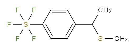 4-(1-(methylthio)ethyl)(pentafluoromercapto)benzene