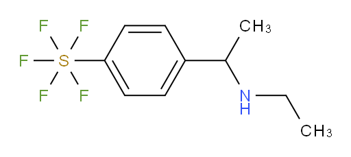 4-(1-(ethylamino)ethyl)(pentafluoromercapto)benzene
