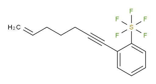2-(hept-6-en-1-yn-1-yl)(pentafluoromercapto)benzene