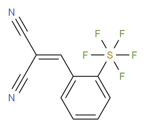 2-(2-(pentafluoromercapto)benzylidene)malononitrile