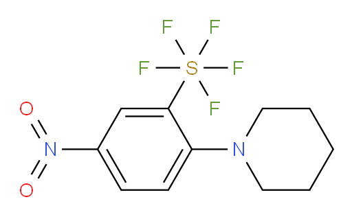 [5-nitro-2-(1-piperidinyl)phenyl]-sulfur pentafluoride