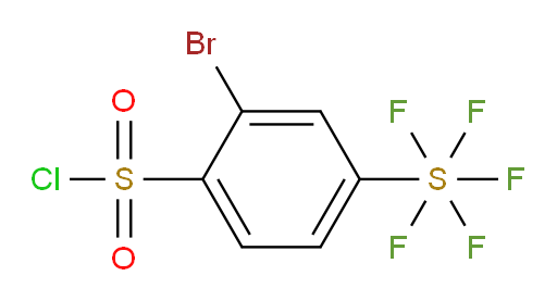 [3-Bromo-4-(chlorosulfonyl)phenyl]sulfur pentafluoride