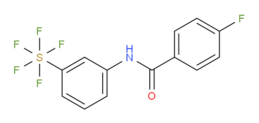 [3-[(4-fluorobenzoyl)amino]phenyl]sulfur pentafluoride