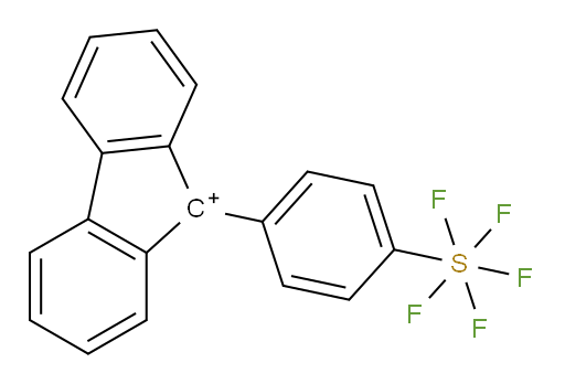 9-(4-(pentafluoromercapto)phenyl)-9H-fluoren-9-ylium