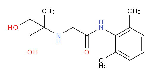 2-((1,3-dihydroxy-2-methylpropan-2-yl)amino)-N-(2,6-dimethylphenyl)acetamide