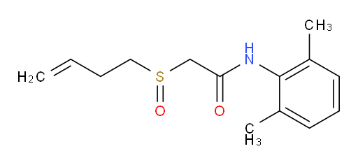 2-(but-3-en-1-ylsulfinyl)-N-(2,6-dimethylphenyl)acetamide