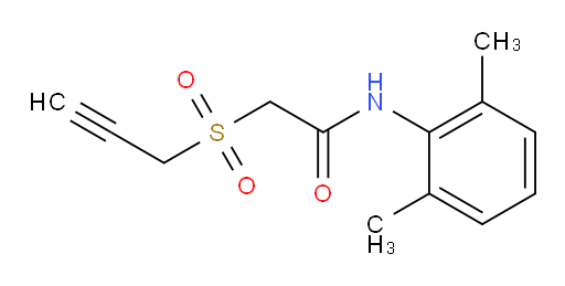 N-(2,6-dimethylphenyl)-2-(prop-2-yn-1-ylsulfonyl)acetamide