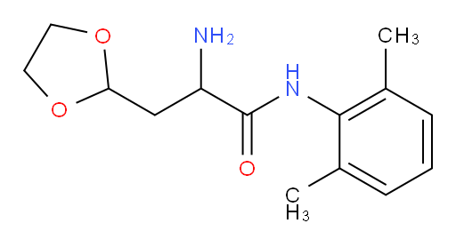 2-amino-N-(2,6-dimethylphenyl)-3-(1,3-dioxolan-2-yl)propanamide