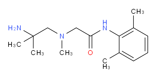 2-((2-amino-2-methylpropyl)(methyl)amino)-N-(2,6-dimethylphenyl)acetamide