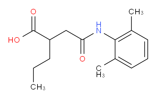 2-(2-((2,6-dimethylphenyl)amino)-2-oxoethyl)pentanoic acid