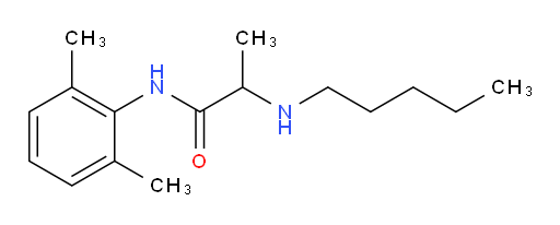 N-(2,6-dimethylphenyl)-2-(pentylamino)propanamide