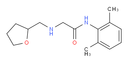 N-(2,6-dimethylphenyl)-2-(((tetrahydrofuran-2-yl)methyl)amino)acetamide