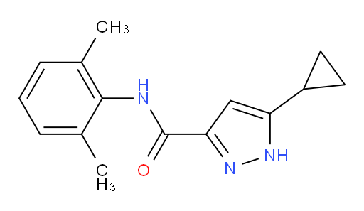 5-cyclopropyl-N-(2,6-dimethylphenyl)-1H-pyrazole-3-carboxamide