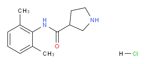 N-(2,6-dimethylphenyl)pyrrolidine-3-carboxamide hydrochloride